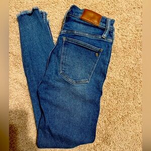 Madewell Raw Hem distressed jeans